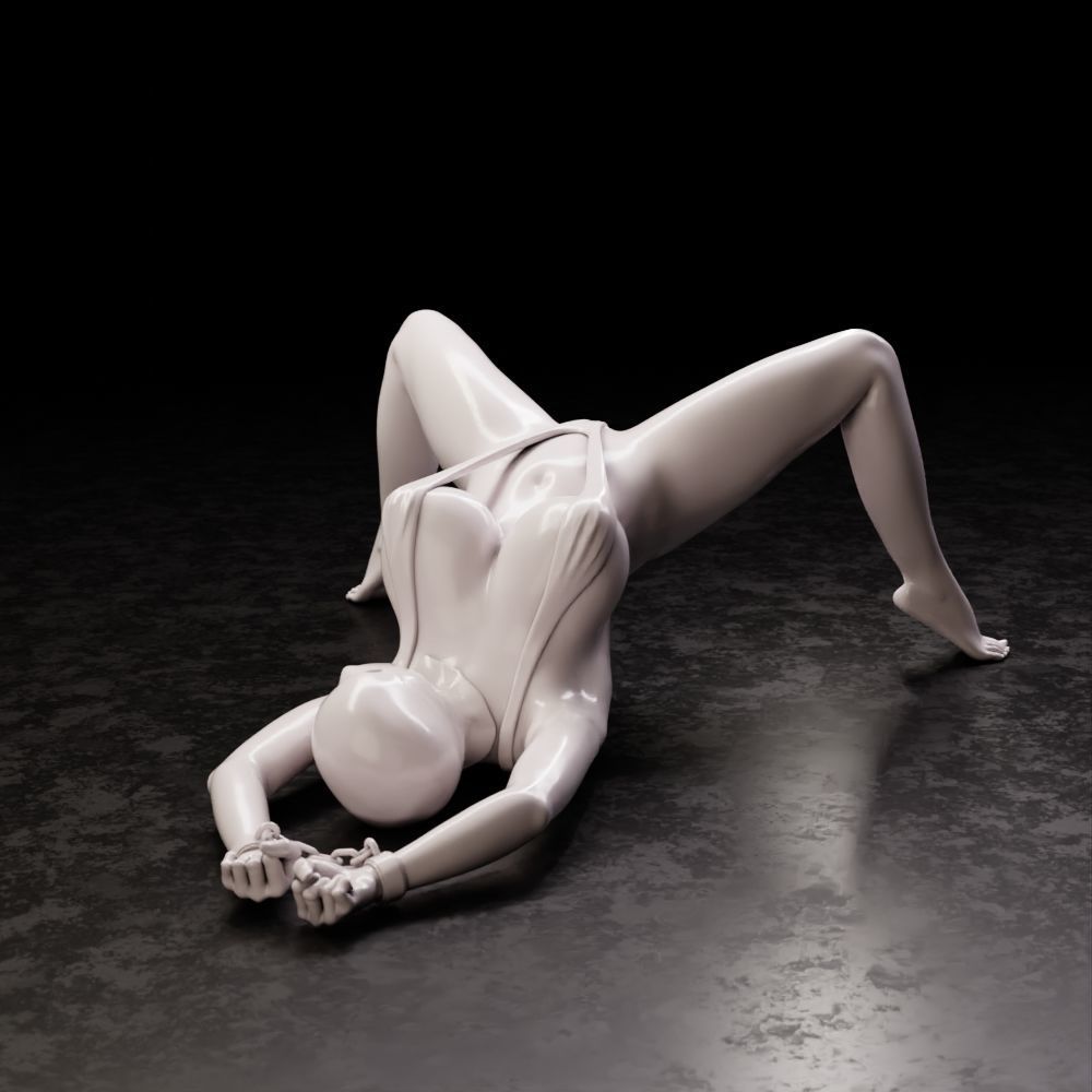 Girl in swimsuit 1 3D print model_28