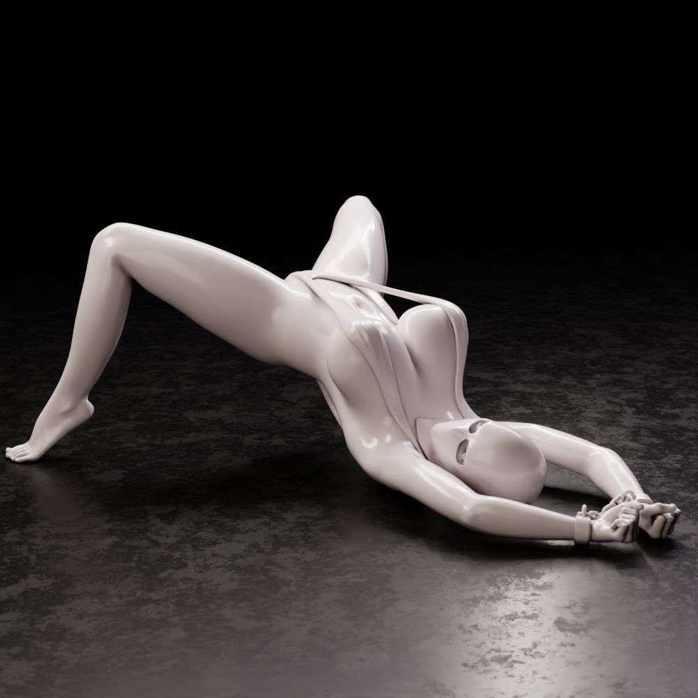 Girl in swimsuit 1 3D print model_34