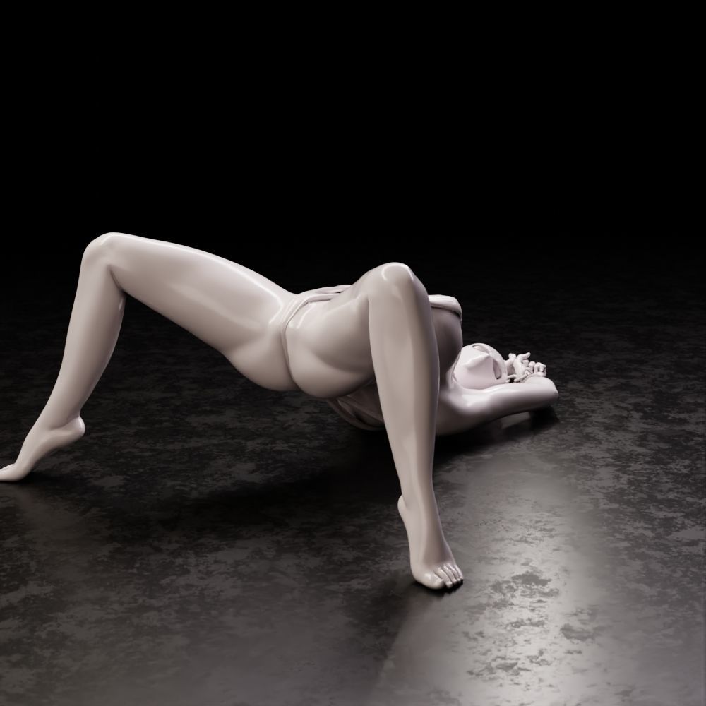 Girl in swimsuit 1 3D print model_10