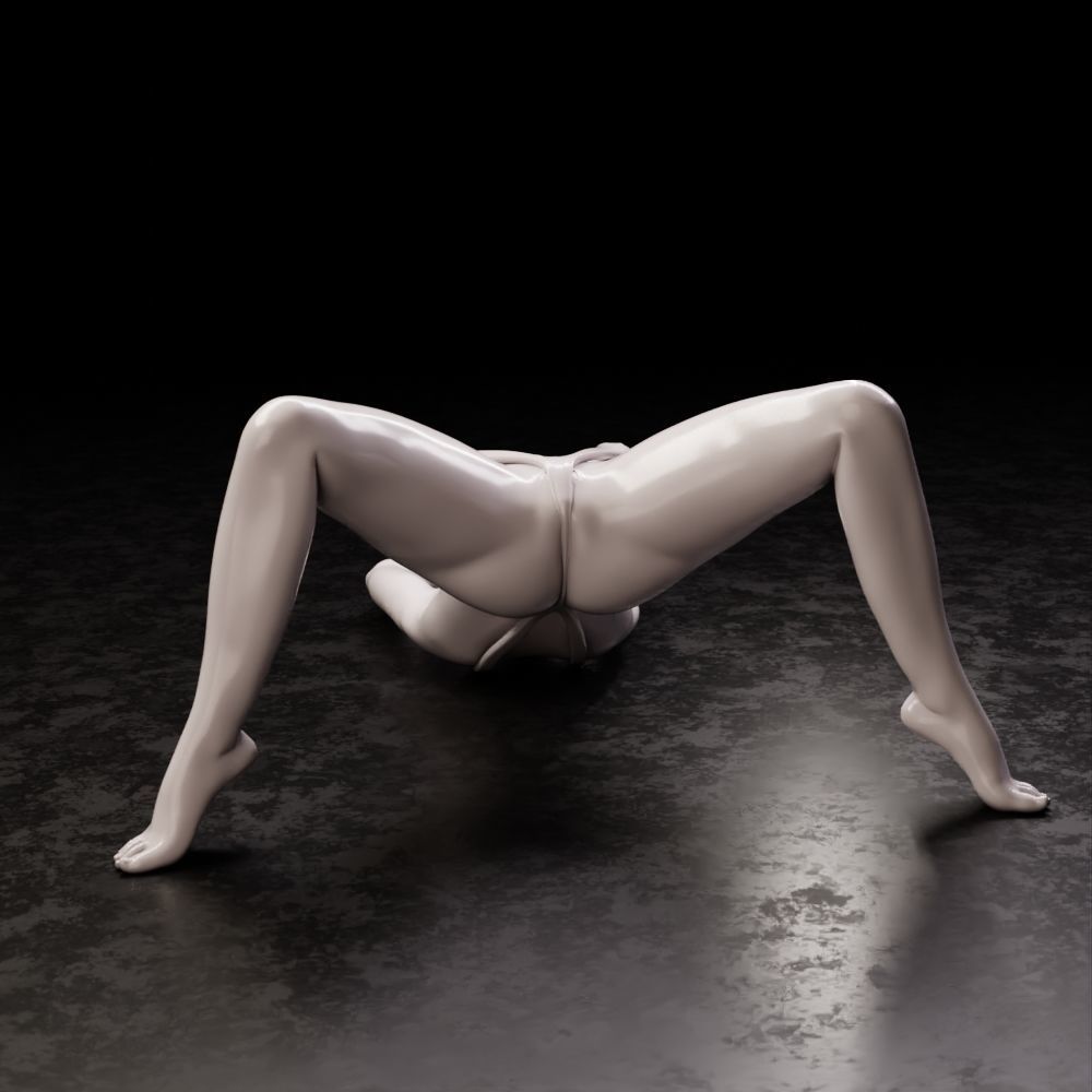 Girl in swimsuit 1 3D print model_14