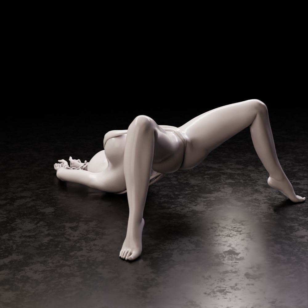 Girl in swimsuit 1 3D print model_17