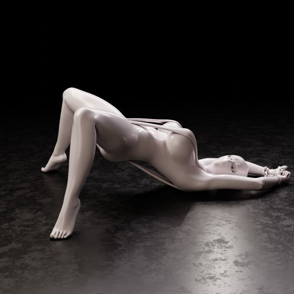 Girl in swimsuit 1 3D print model_6