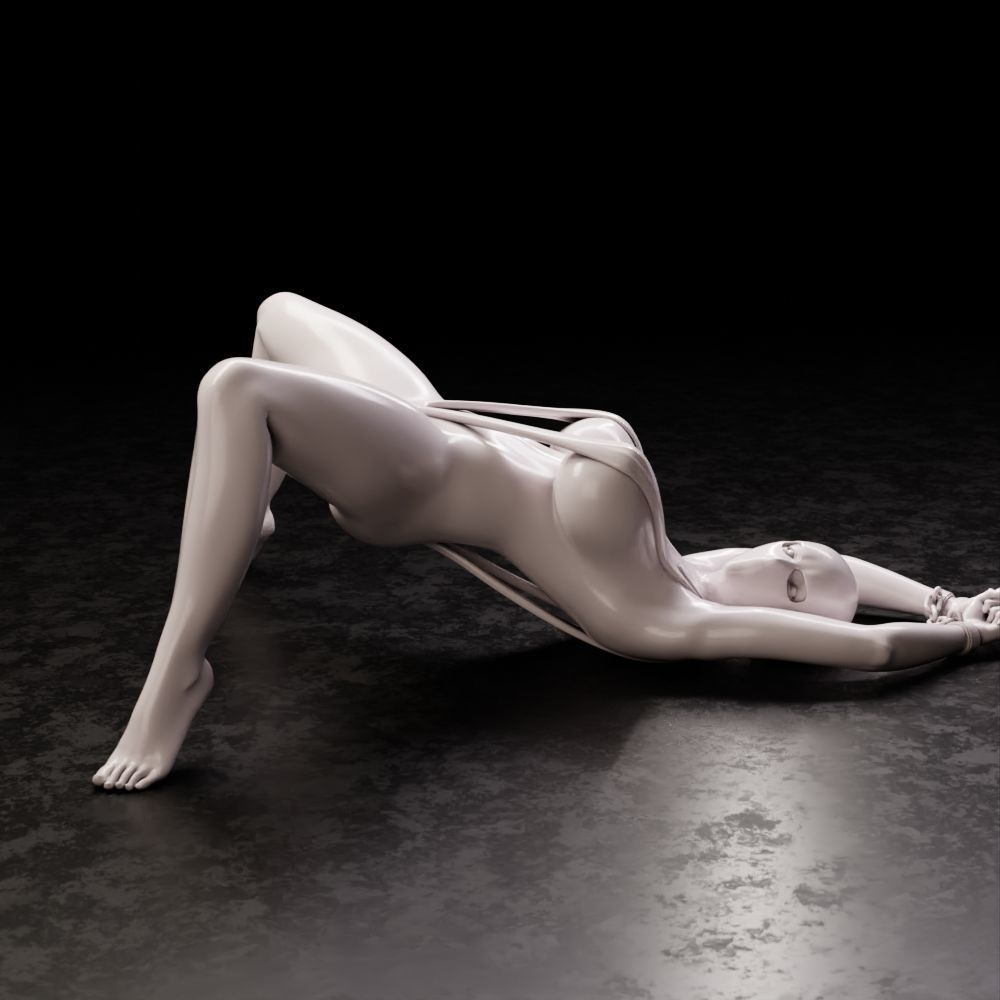 Girl in swimsuit 1 3D print model_5