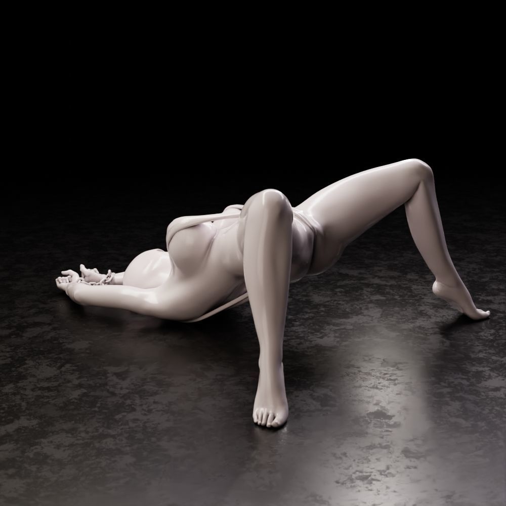 Girl in swimsuit 1 3D print model_18