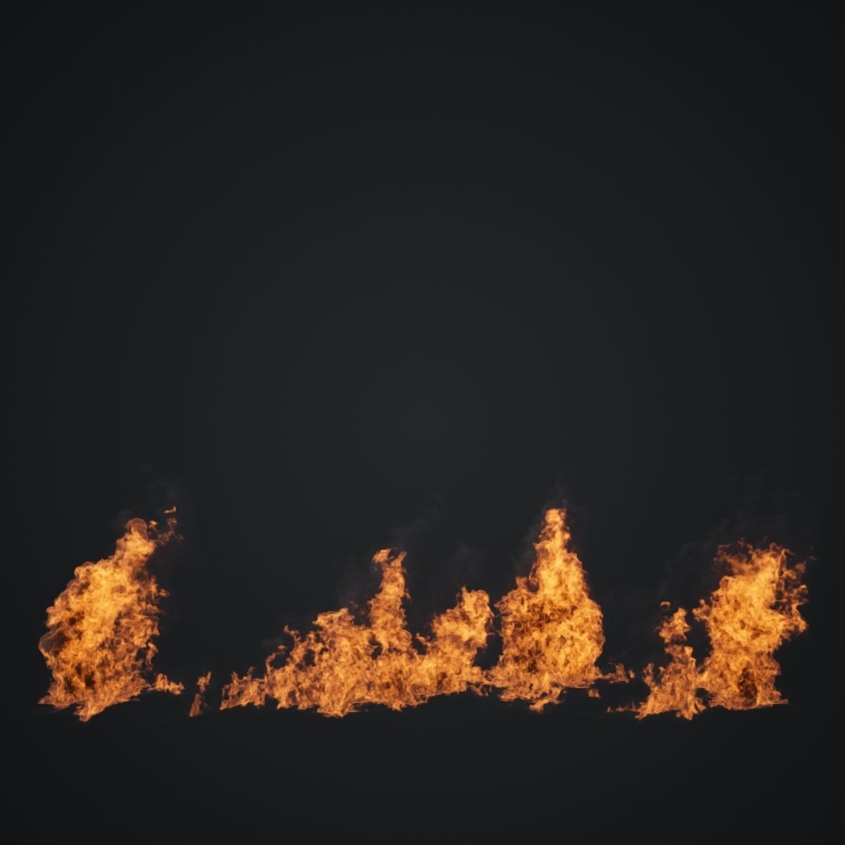 VDB Animated Fire Loop 6 3D model_2