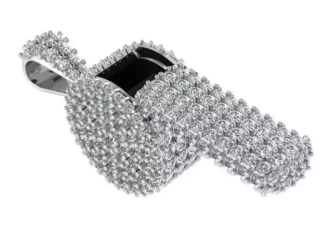 Whistle Pave Pendant 1996