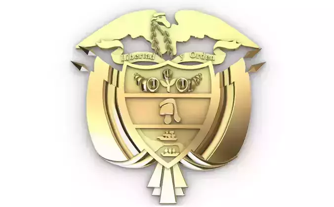 Escudo de Colombia - Colombian Shield 3D print model