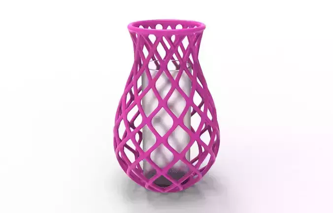 intertwining line vase