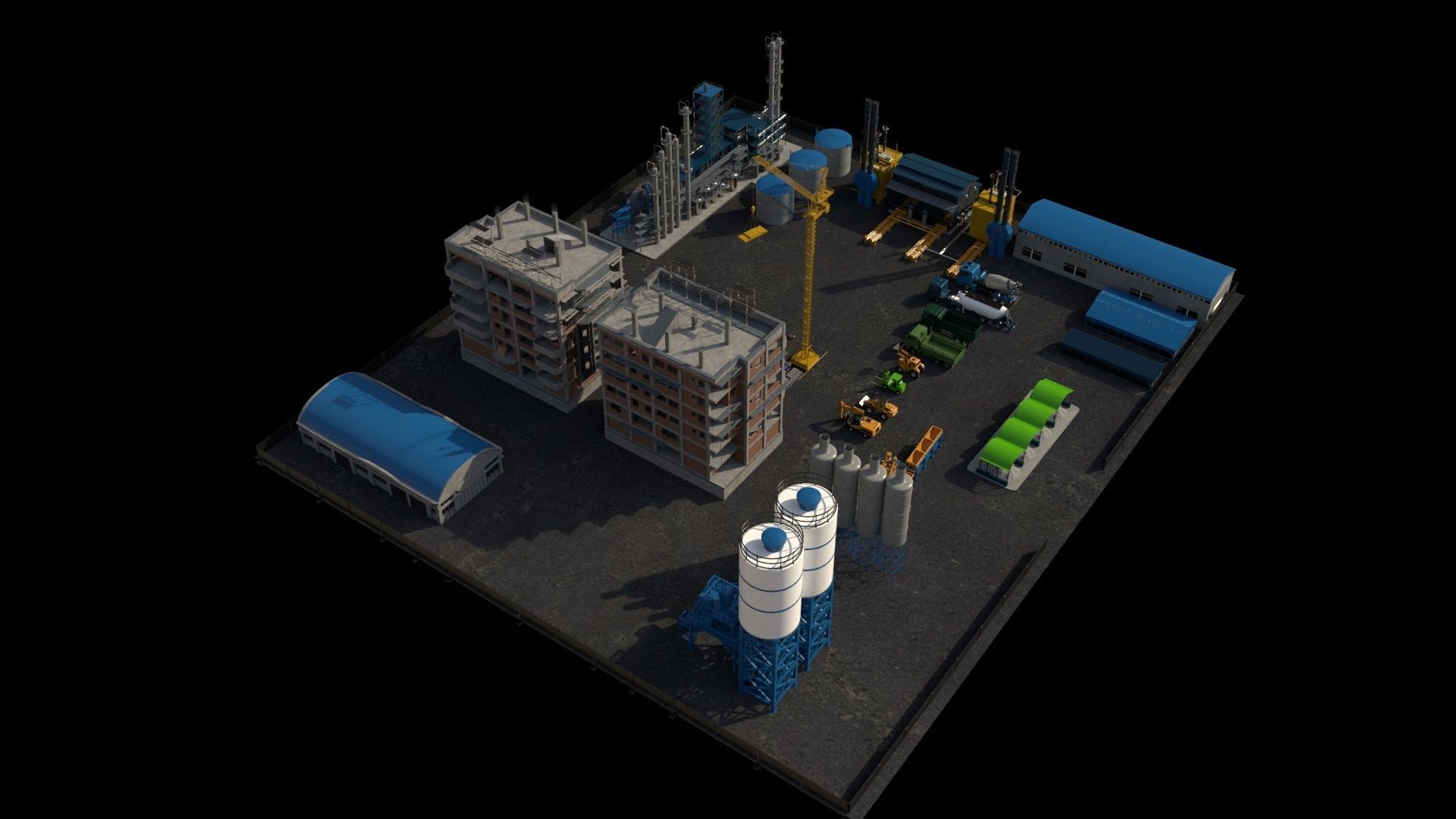 CONSTRUCTION SCENE 3D model_7