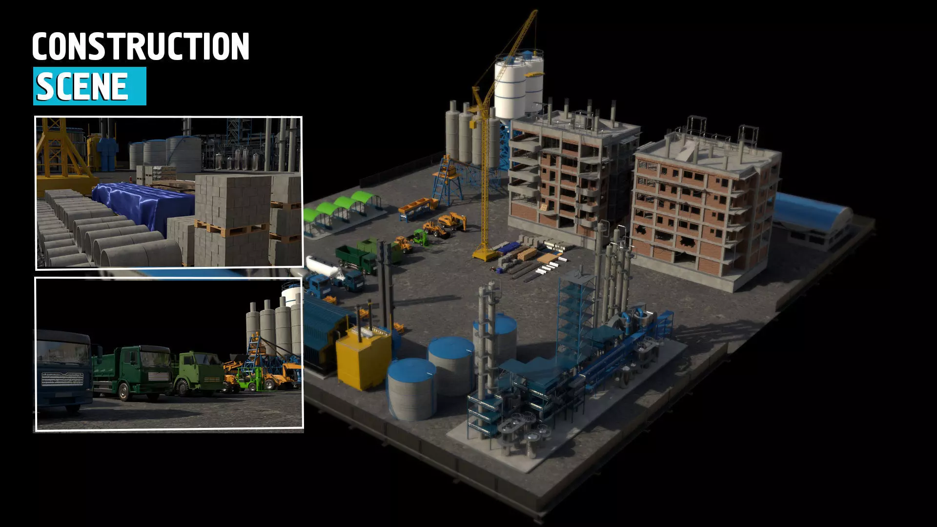 CONSTRUCTION SCENE 3D model_0