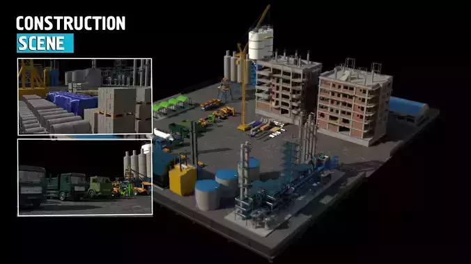 CONSTRUCTION SCENE 3D model