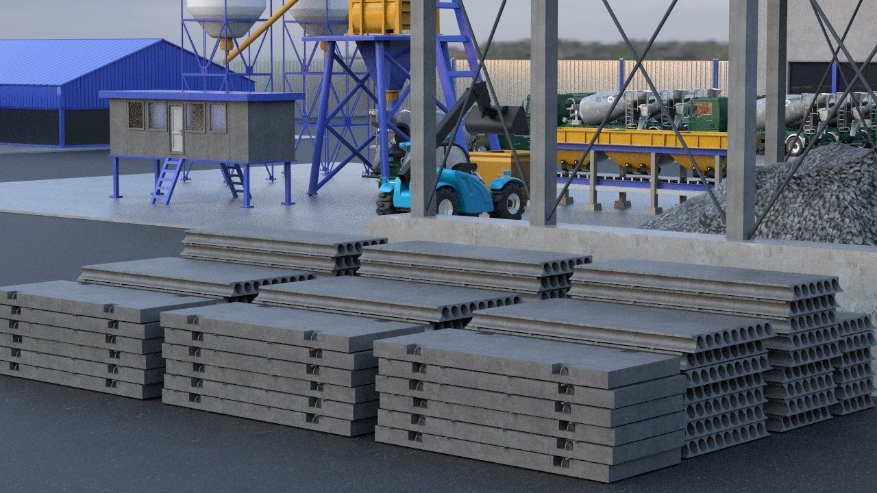 CONSTRUCTION SCENE 3D model_2