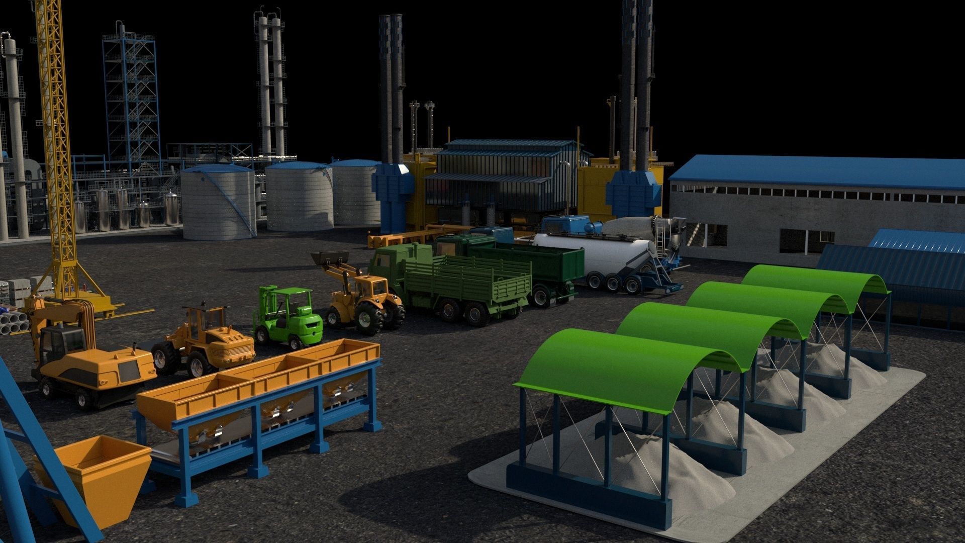 CONSTRUCTION SCENE 3D model_6