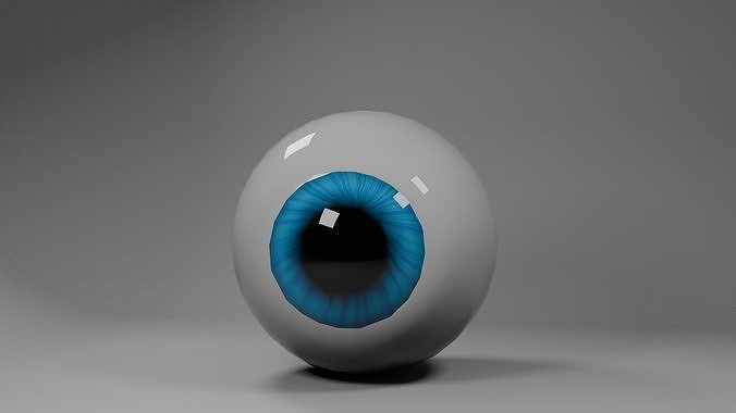 eye by human 3D model