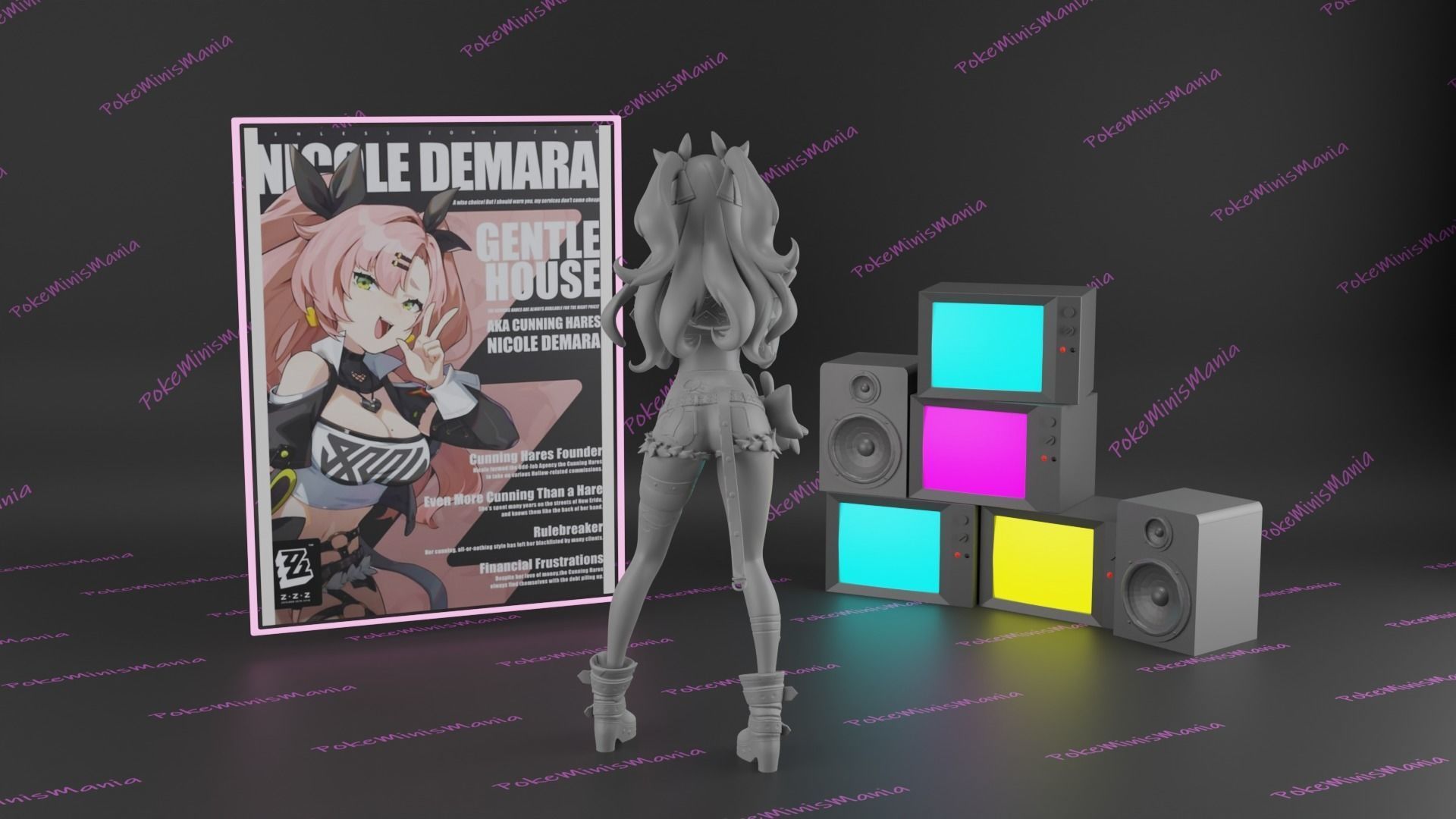 Nicole Demara Zenless Zone Zero 3d print model 3D print model_6