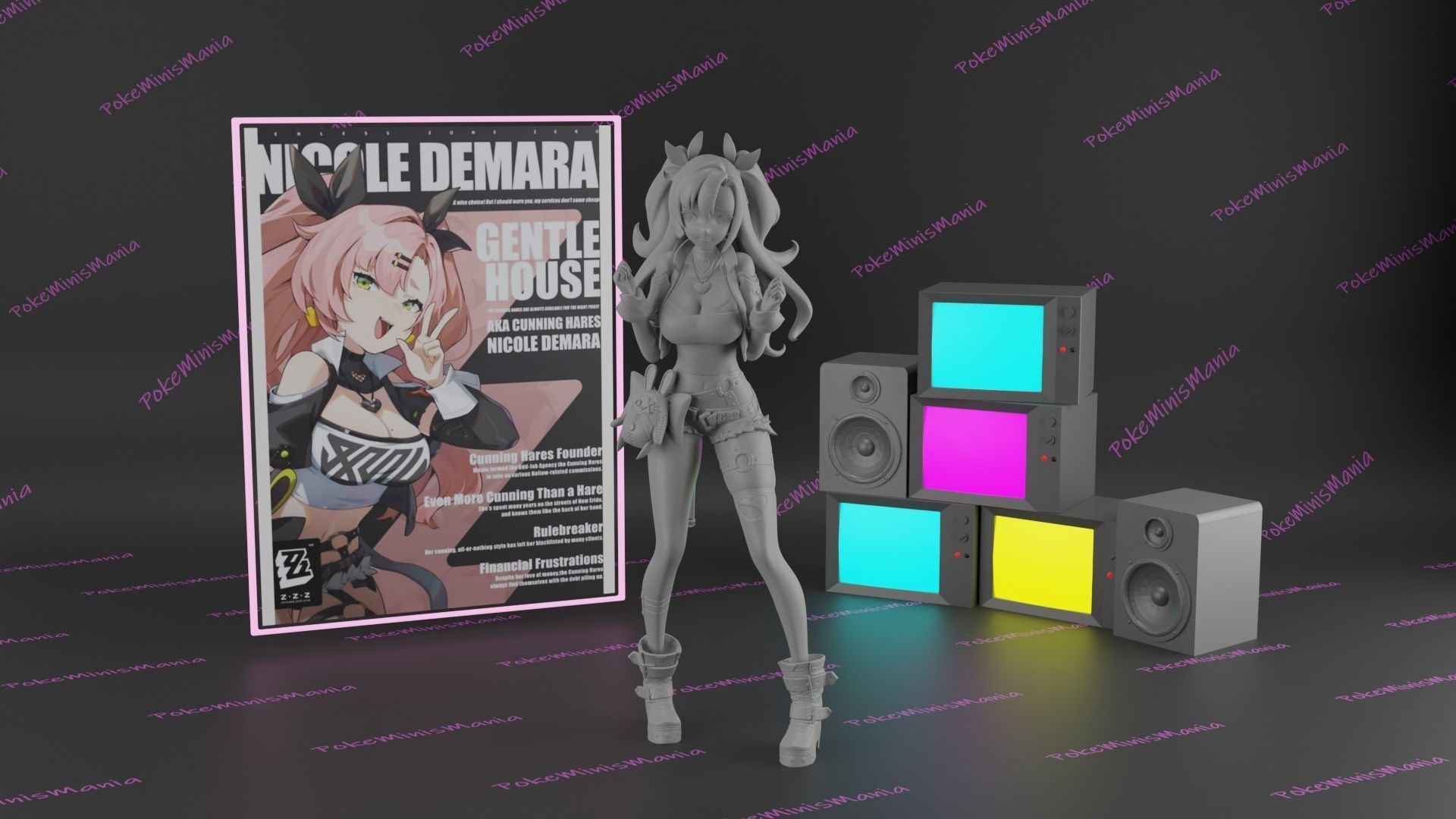 Nicole Demara Zenless Zone Zero 3d print model 3D print model_4