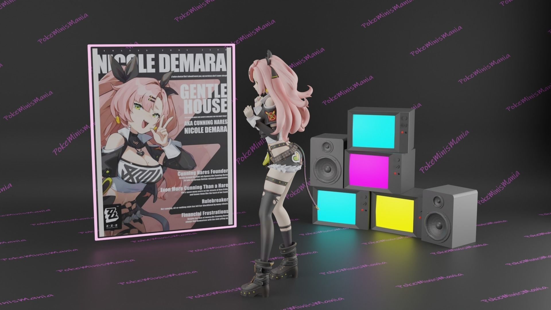 Nicole Demara Zenless Zone Zero 3d print model 3D print model_1