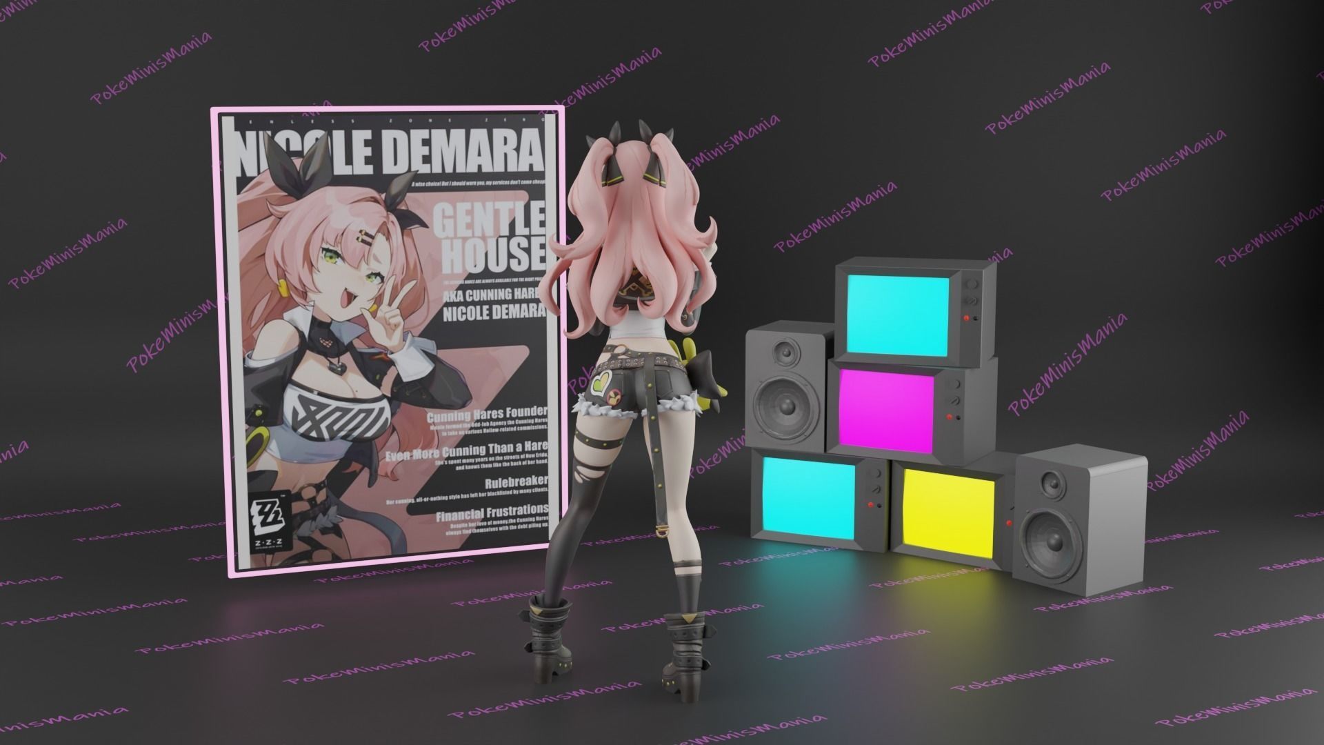 Nicole Demara Zenless Zone Zero 3d print model 3D print model_2