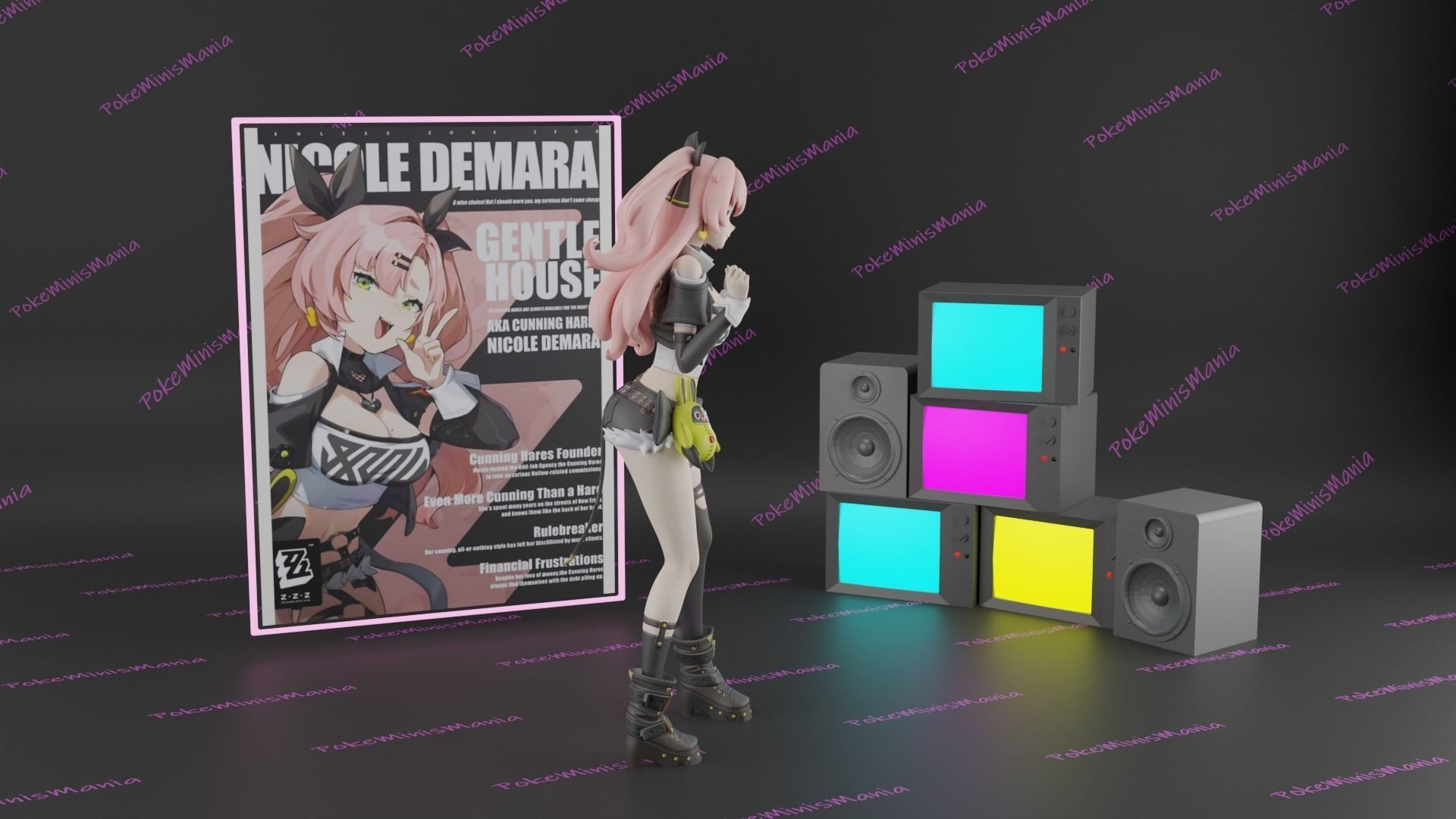 Nicole Demara Zenless Zone Zero 3d print model 3D print model_3