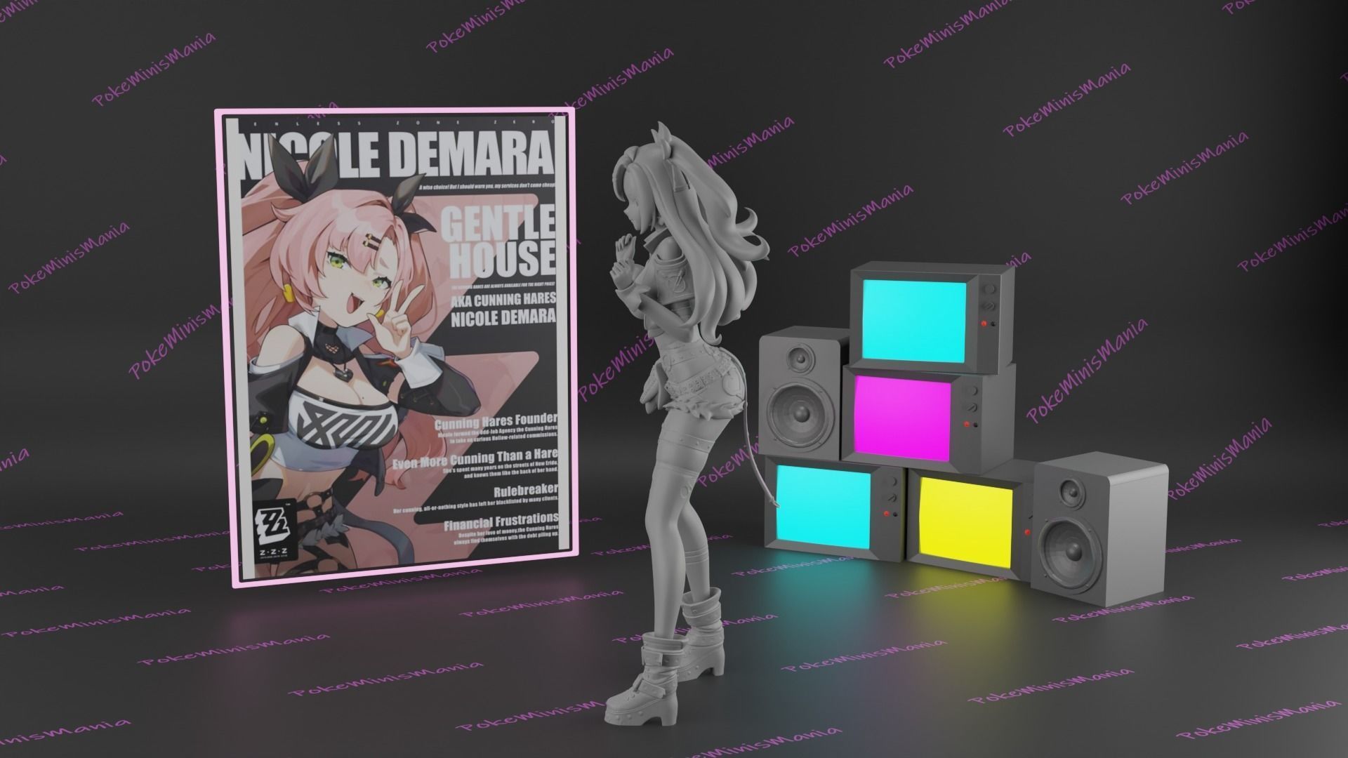 Nicole Demara Zenless Zone Zero 3d print model 3D print model_5