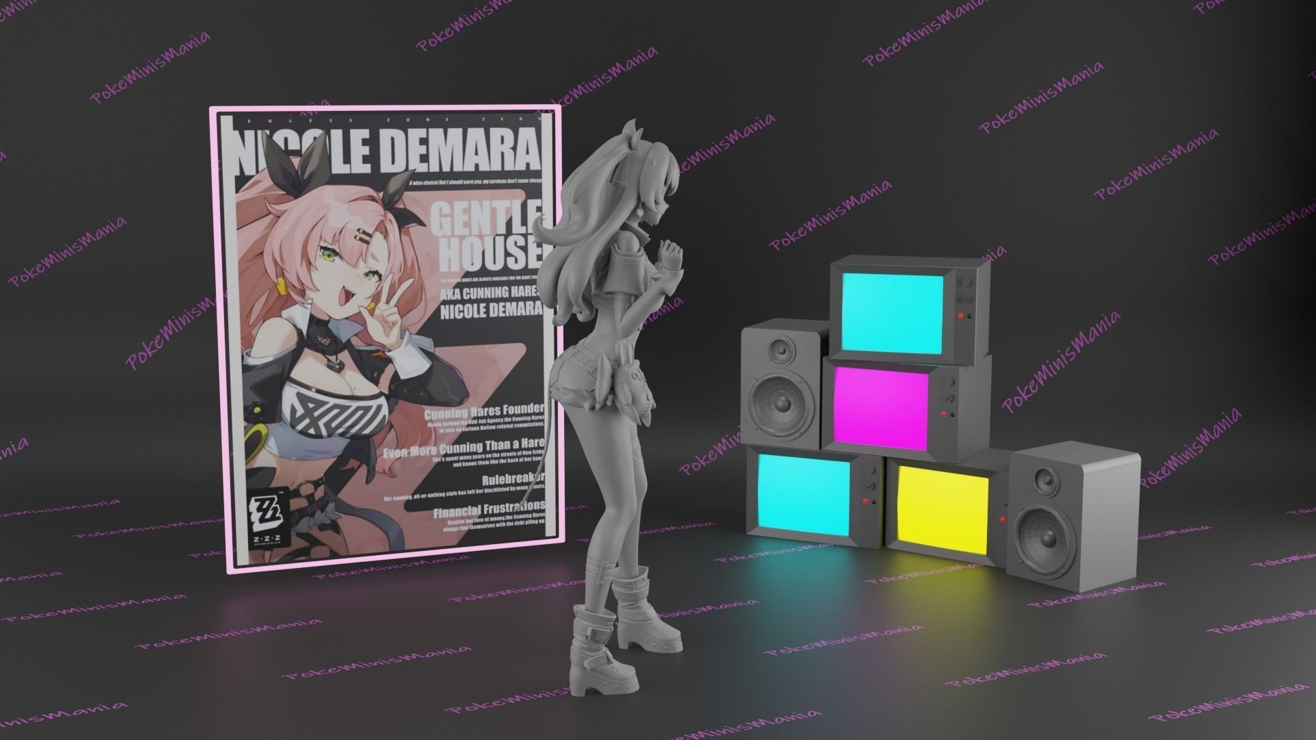 Nicole Demara Zenless Zone Zero 3d print model 3D print model_7