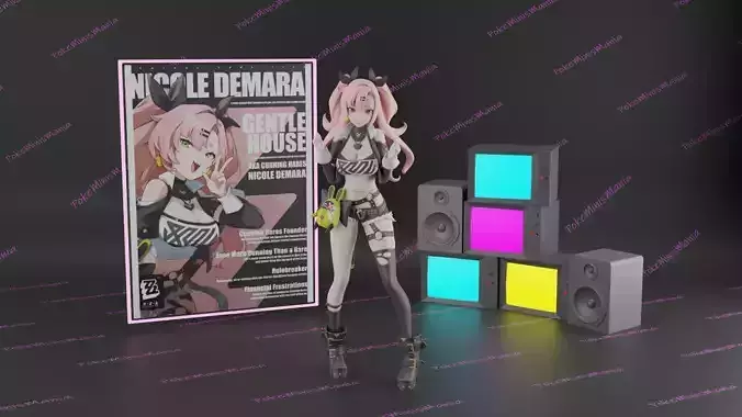 Nicole Demara Zenless Zone Zero 3d print model