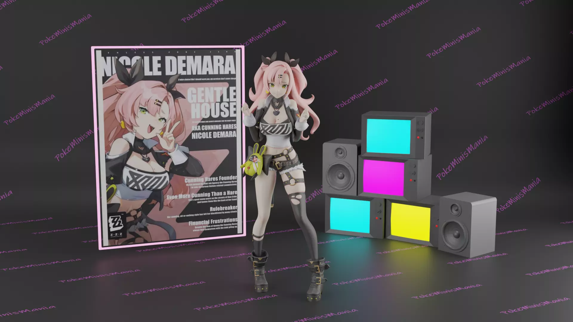 Nicole Demara Zenless Zone Zero 3d print model 3D print model_0