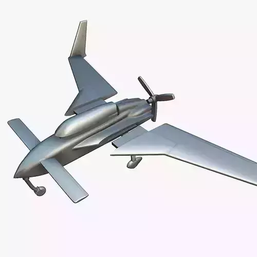 Rutan Model 61 Long-EZ - 3D Printable Model