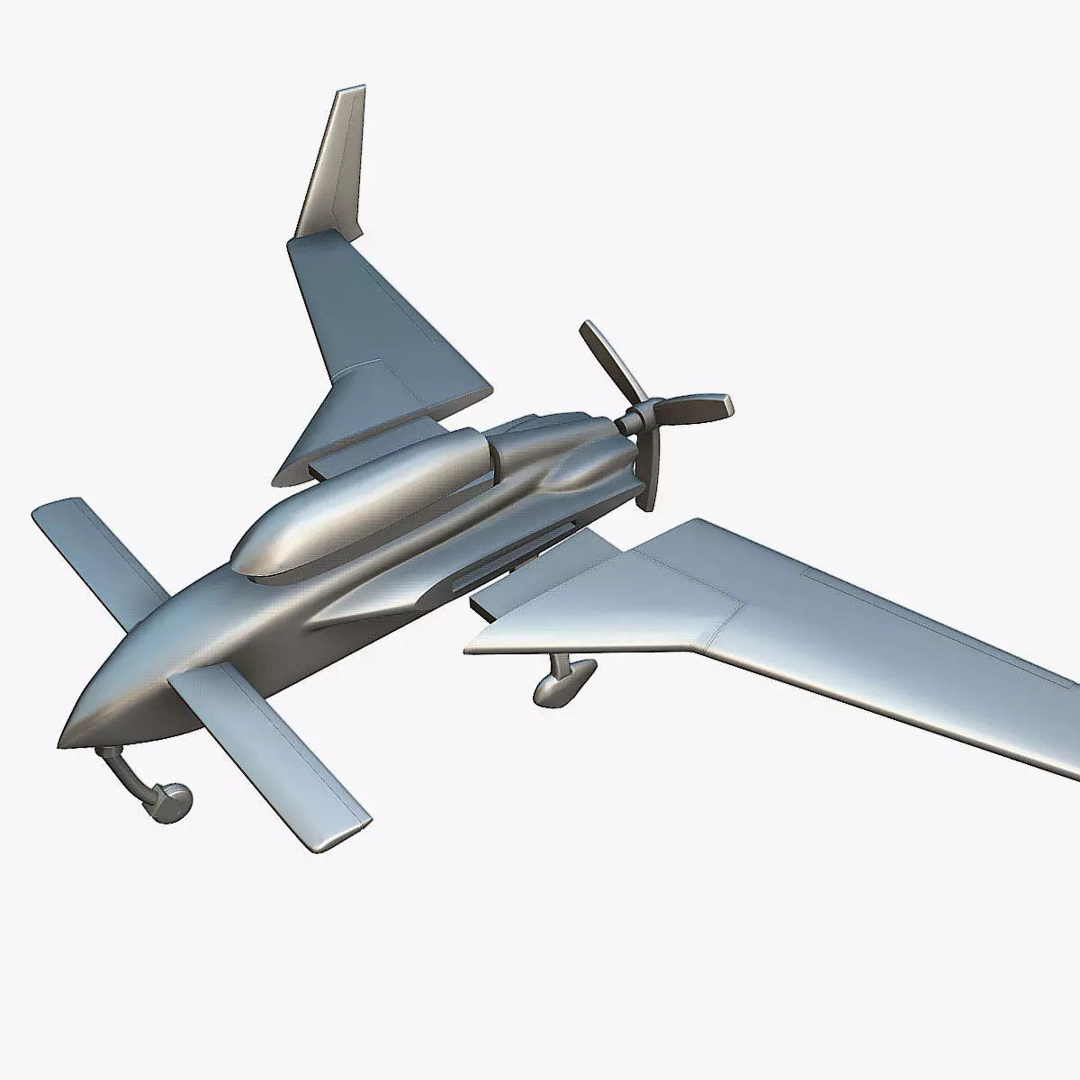 Rutan Model 61 Long-EZ - 3D Printable Model 3D print model_0