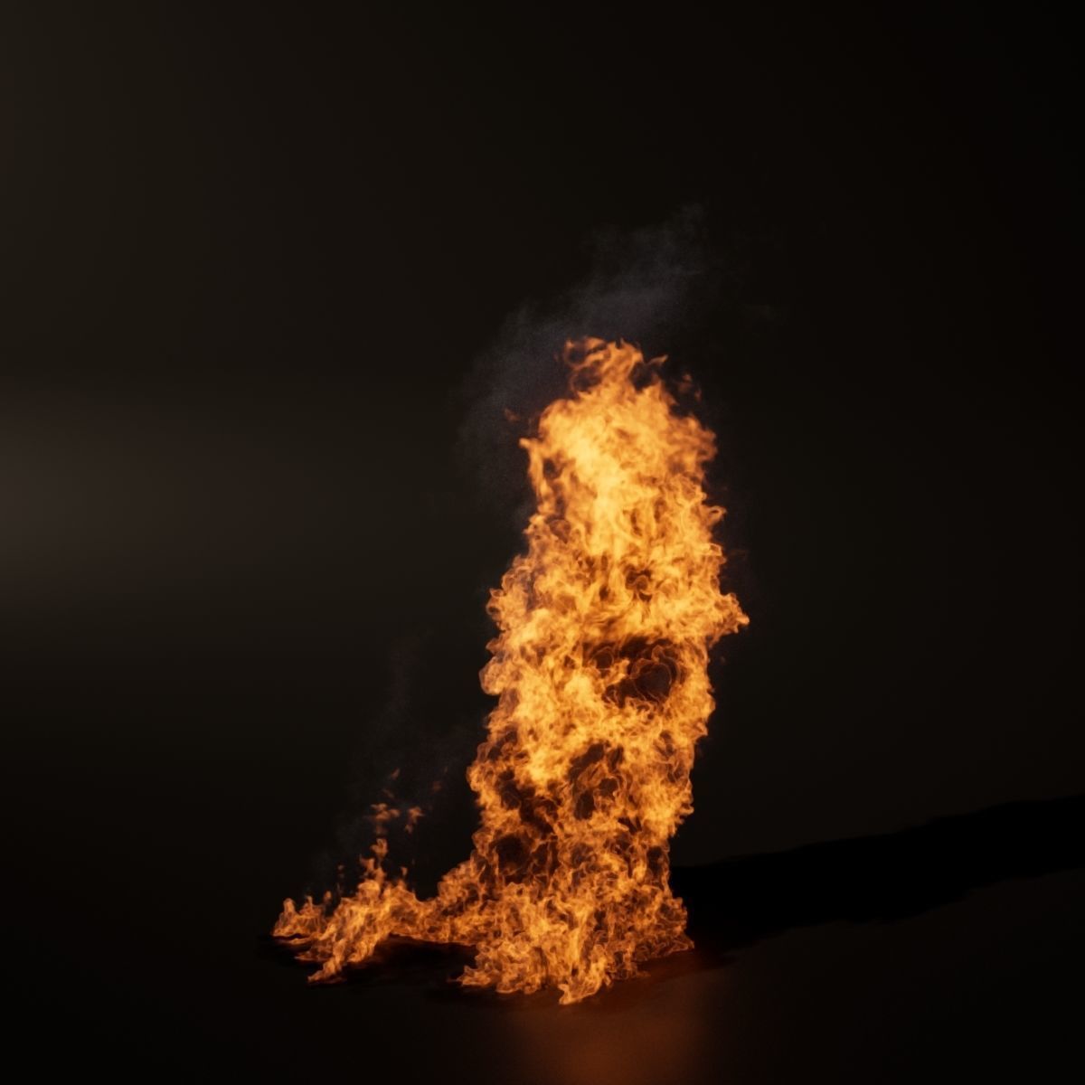 VDB Animated Fire Loop 3 3D model_3