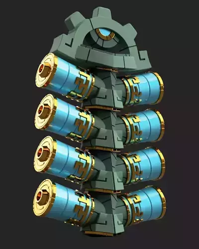 Legend of Zelda - Tears of The Kingdom - Zonai Energy Cell 3D print model