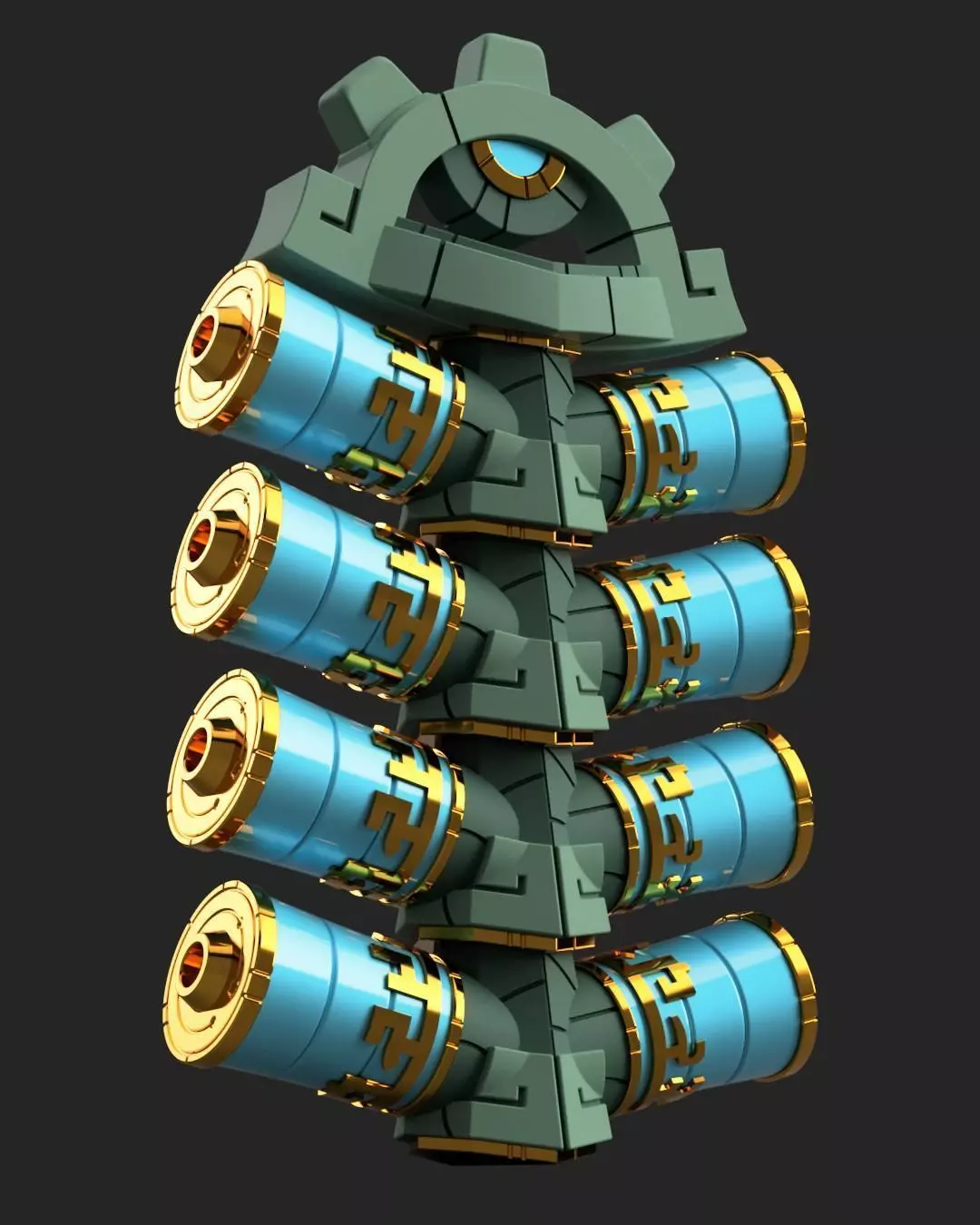 Legend of Zelda - Tears of The Kingdom - Zonai Energy Cell 3D print model
