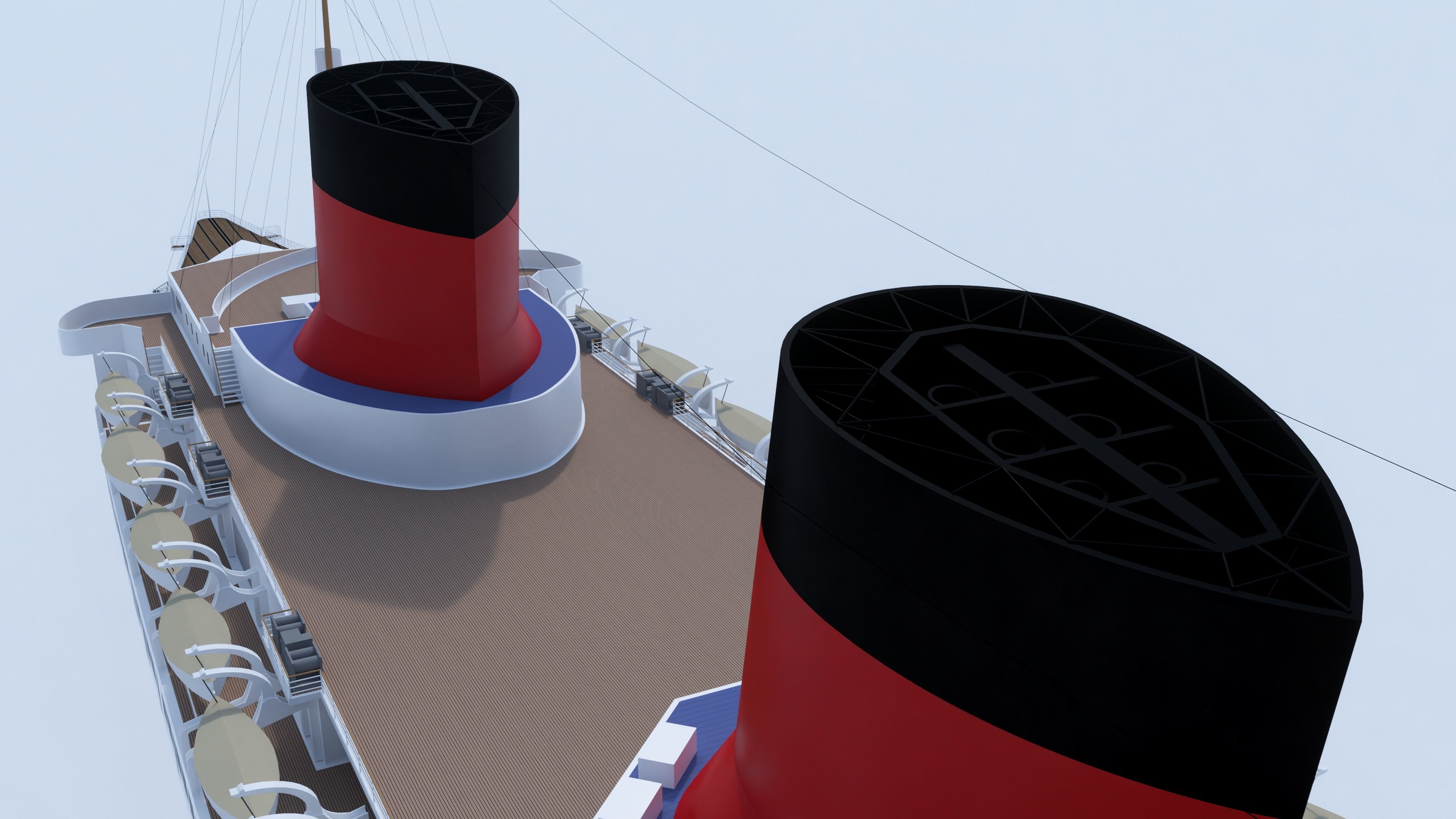 SS Normandie 3D model_13