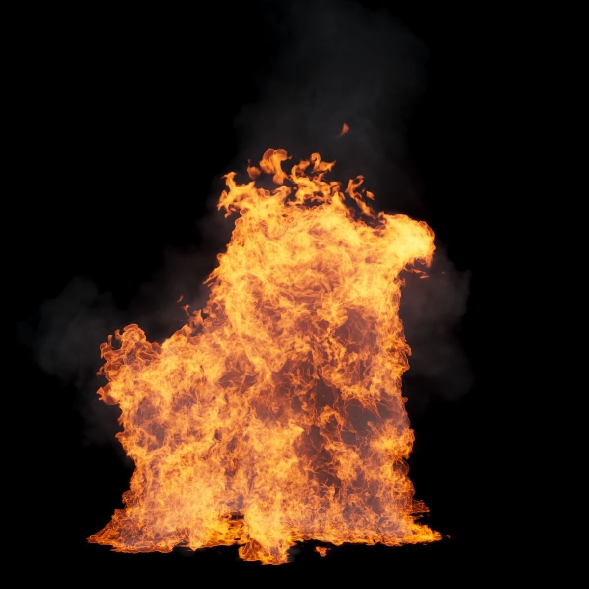 VDB Animated Fire Loop 1 3D model_23