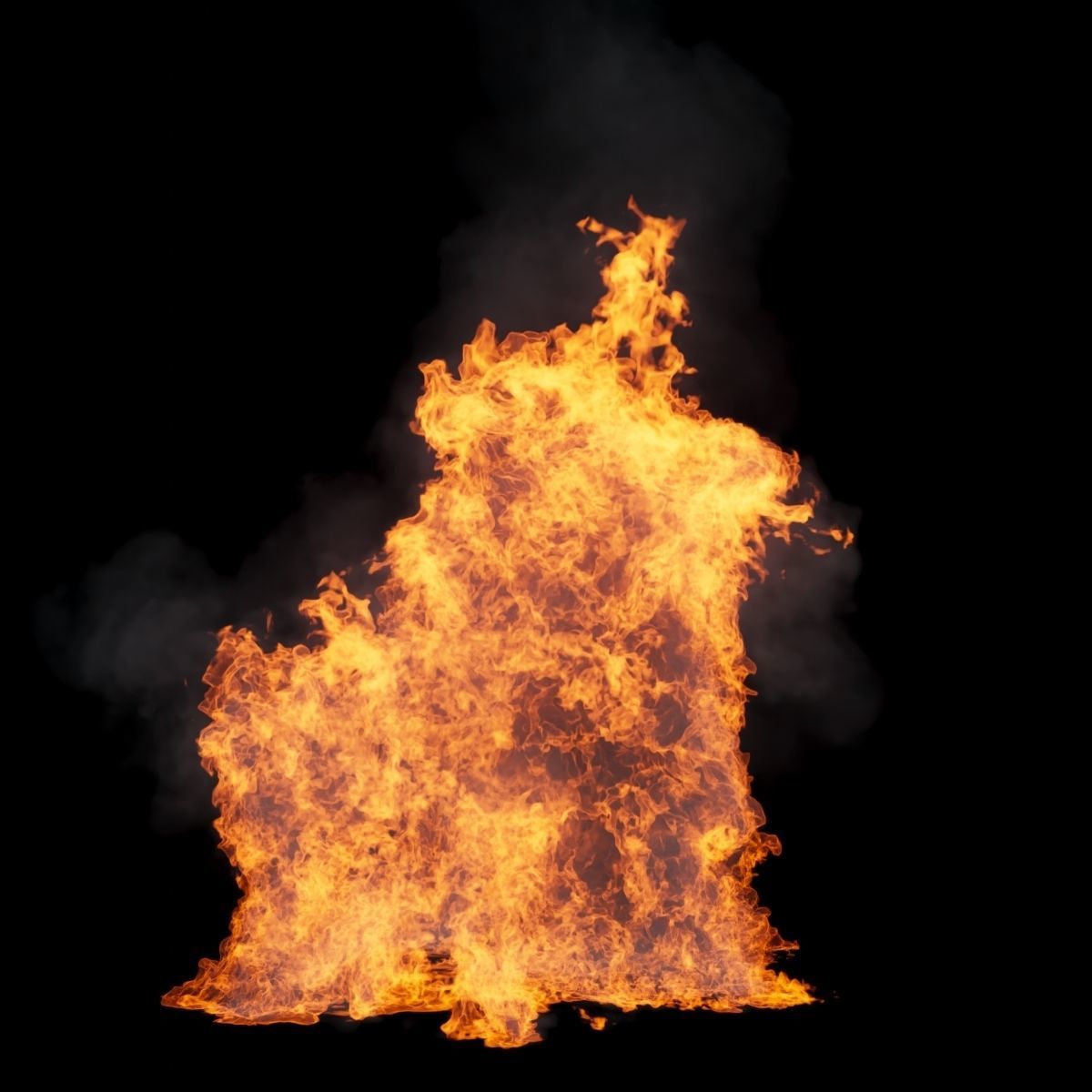 VDB Animated Fire Loop 1 3D model_15