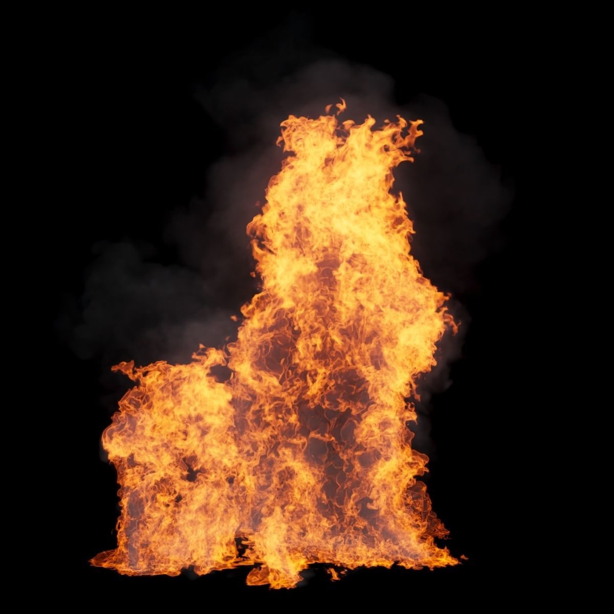 VDB Animated Fire Loop 1 3D model_17