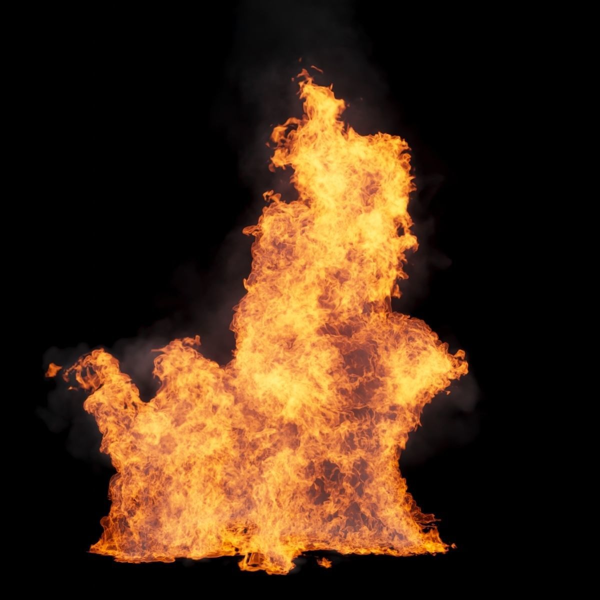 VDB Animated Fire Loop 1 3D model_16