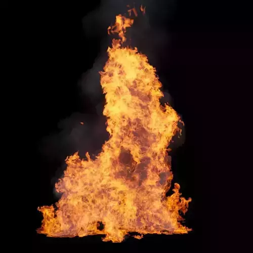 VDB Animated Fire Loop 1 3D model