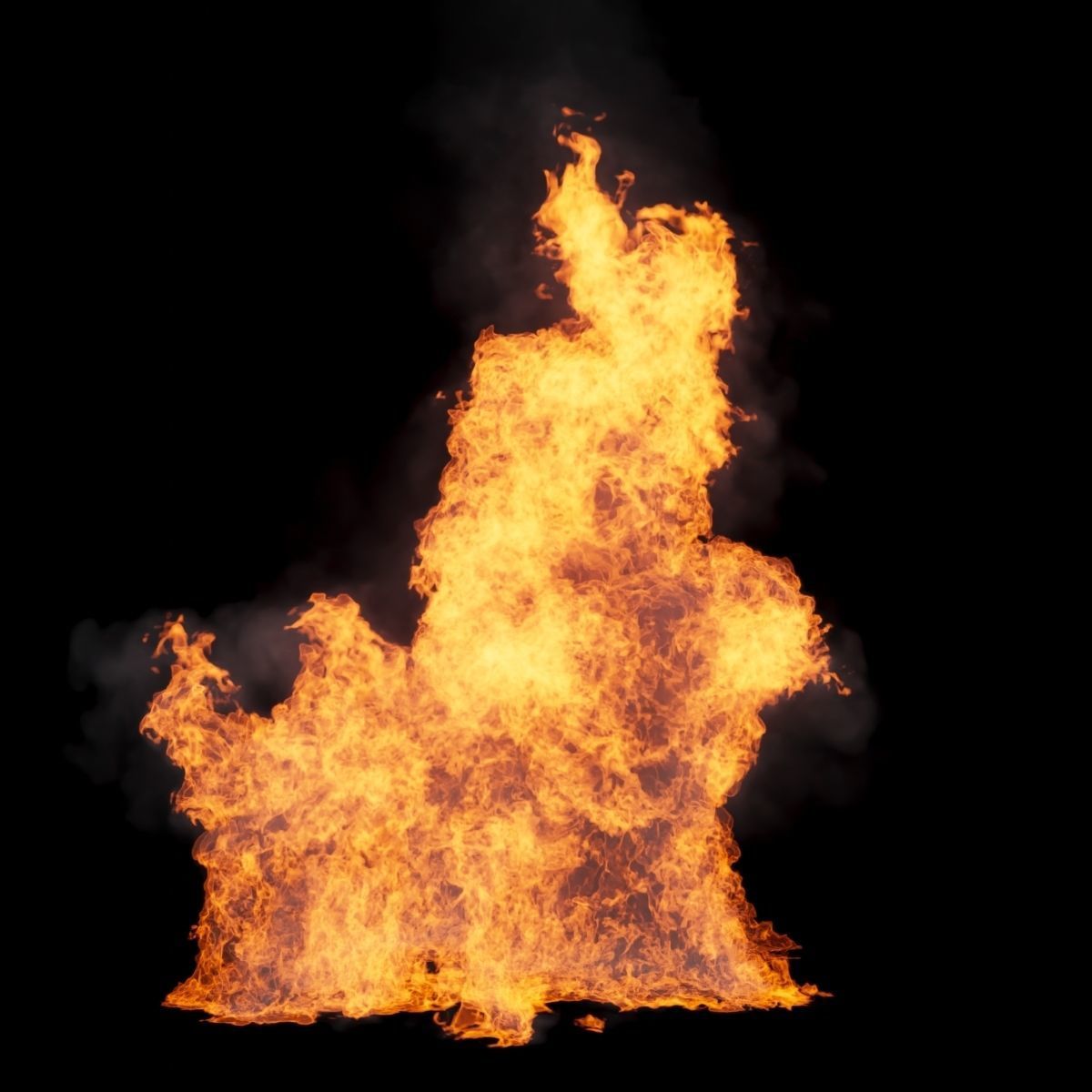 VDB Animated Fire Loop 1 3D model_22