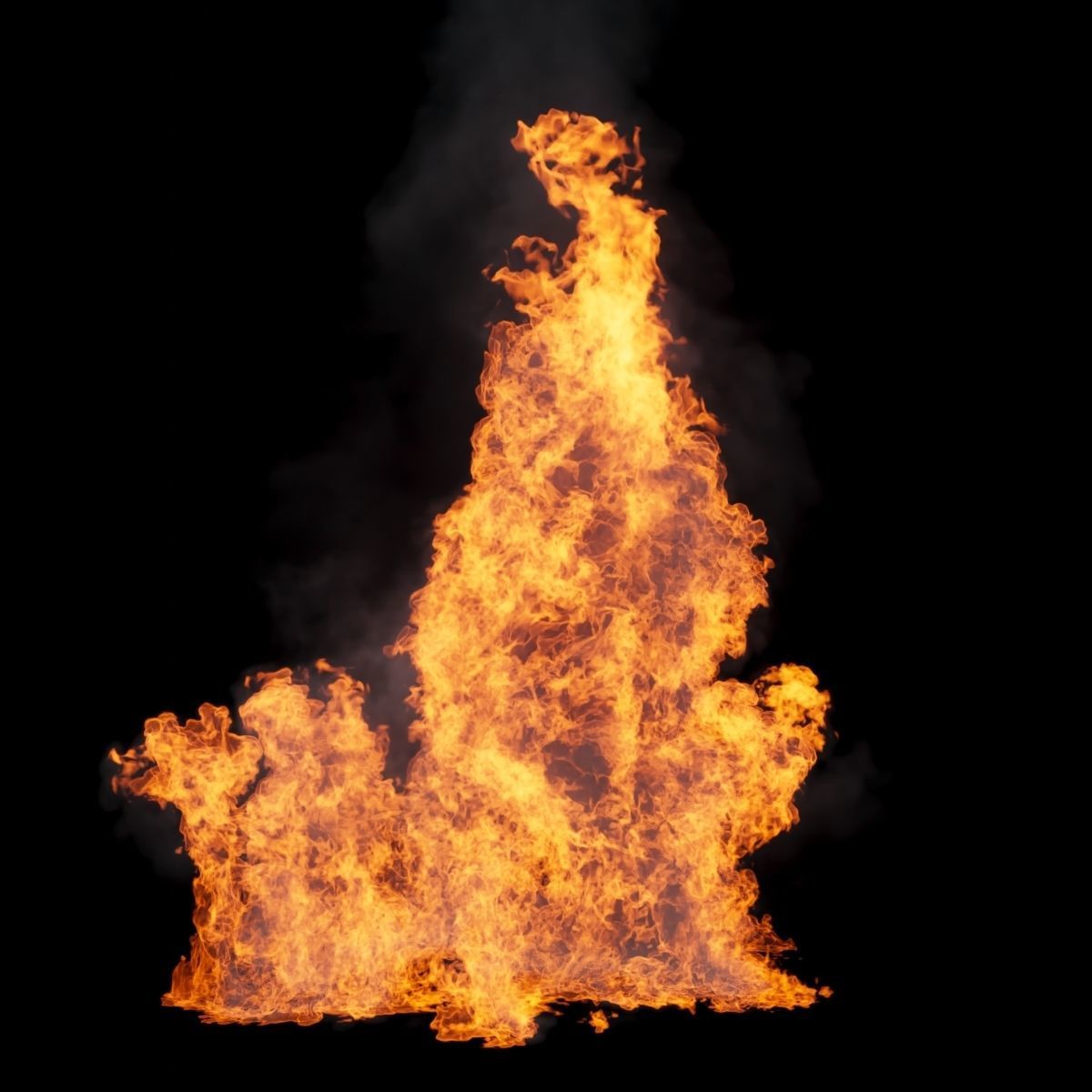 VDB Animated Fire Loop 1 3D model_18