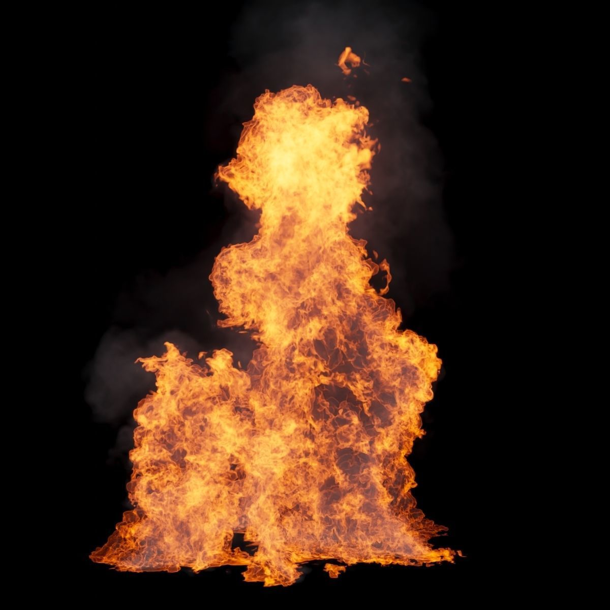 VDB Animated Fire Loop 1 3D model_12