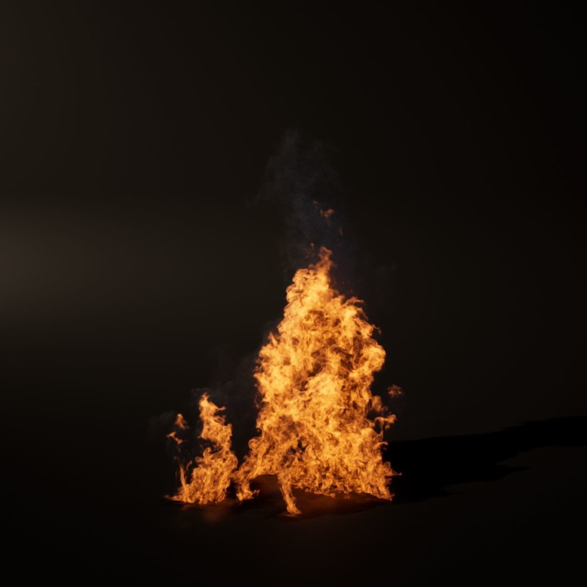 VDB Animated Fire Loop 1 3D model_4