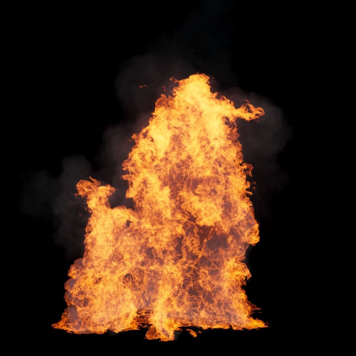 VDB Animated Fire Loop 1 3D model_25