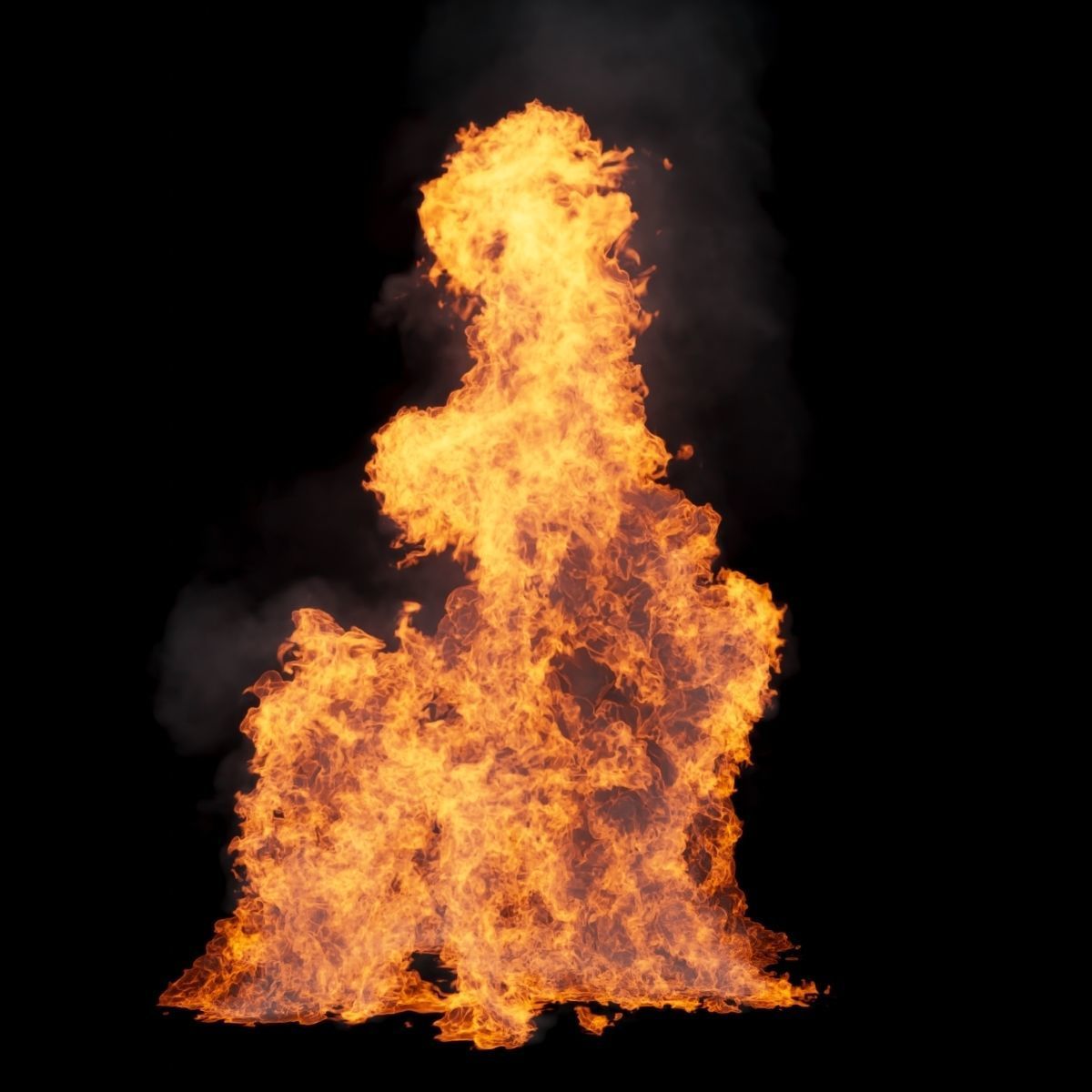 VDB Animated Fire Loop 1 3D model_20