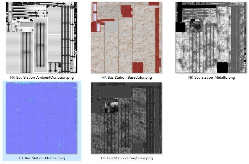Hong Kong Bus Station 3D model_9
