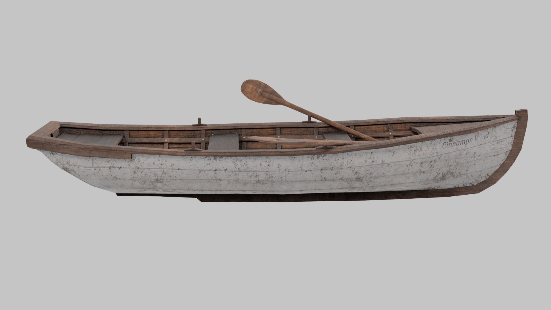 Rowing Boat 3D model_5