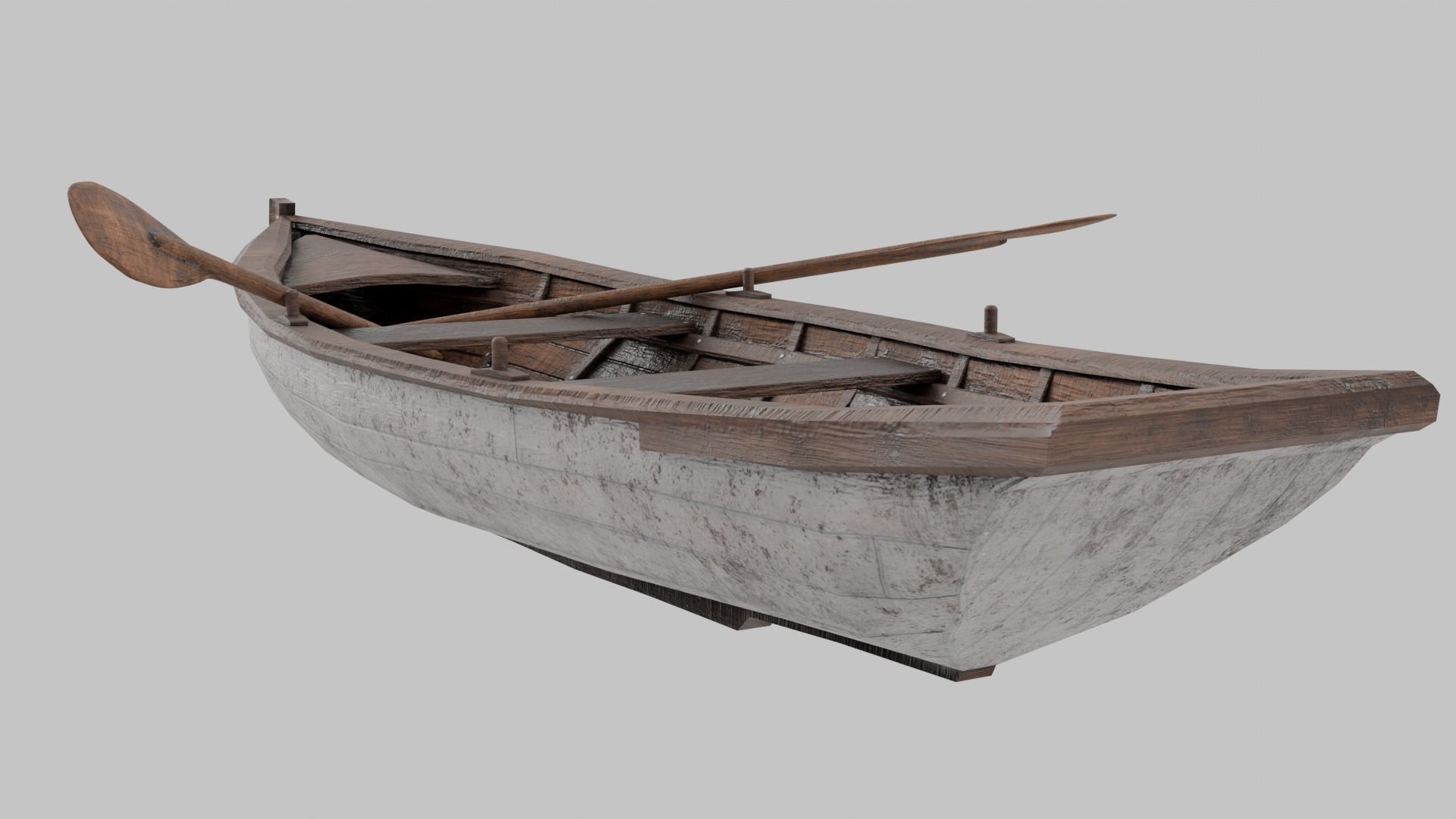 Rowing Boat 3D model_2