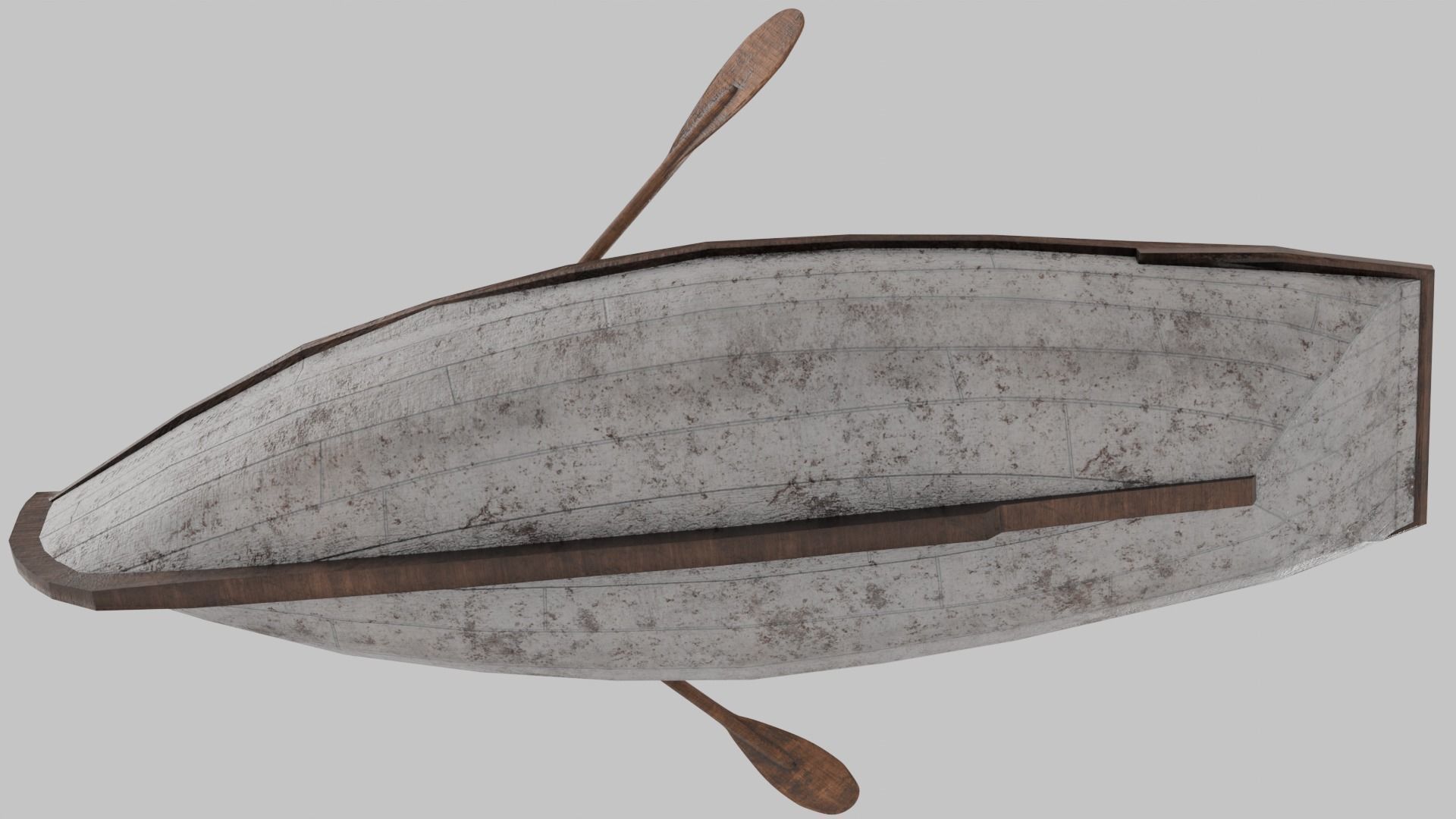 Rowing Boat 3D model_9