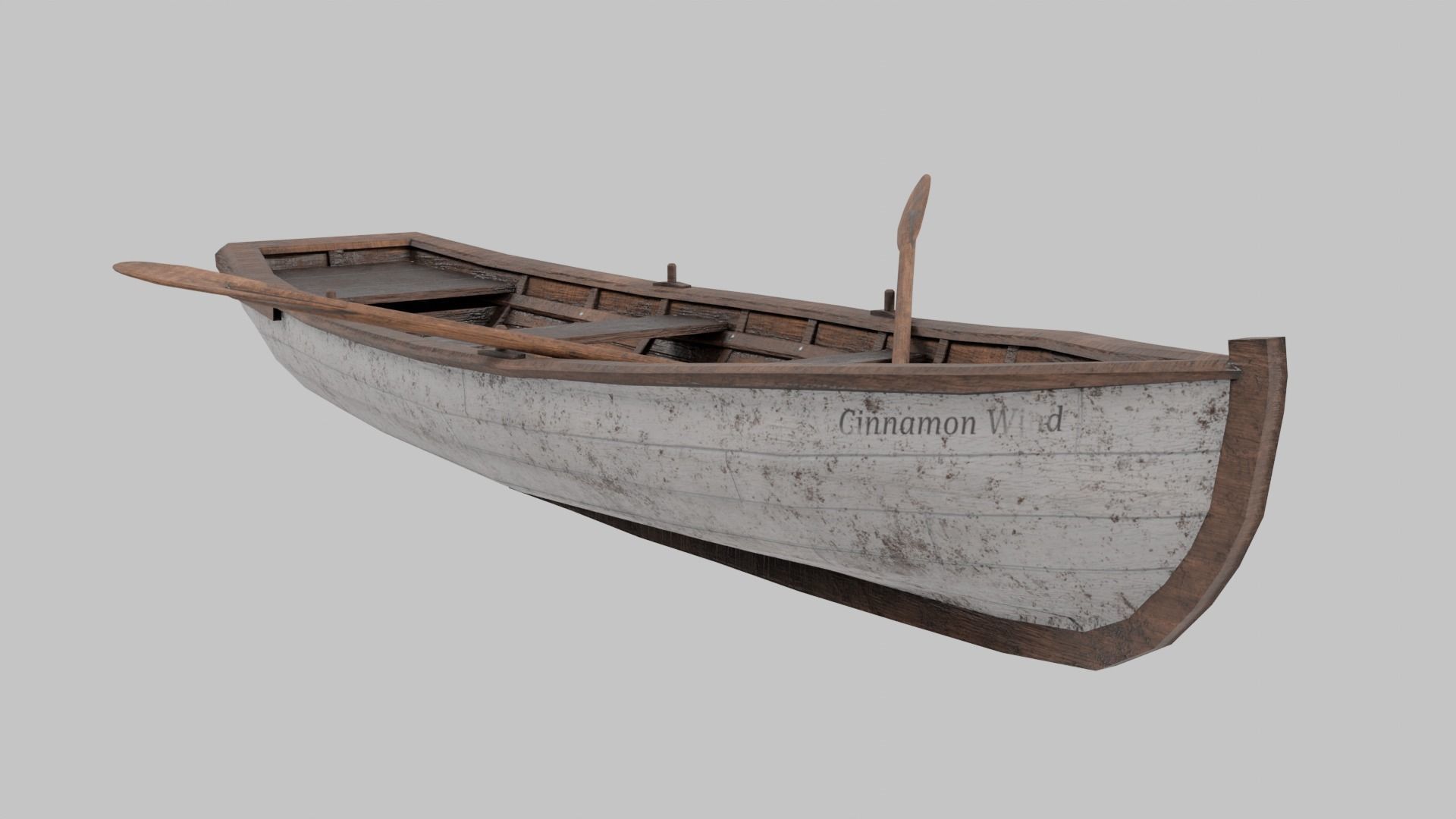 Rowing Boat 3D model_6