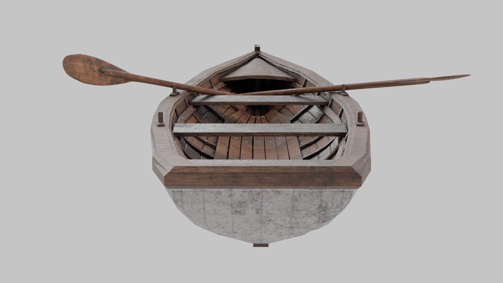 Rowing Boat 3D model_3